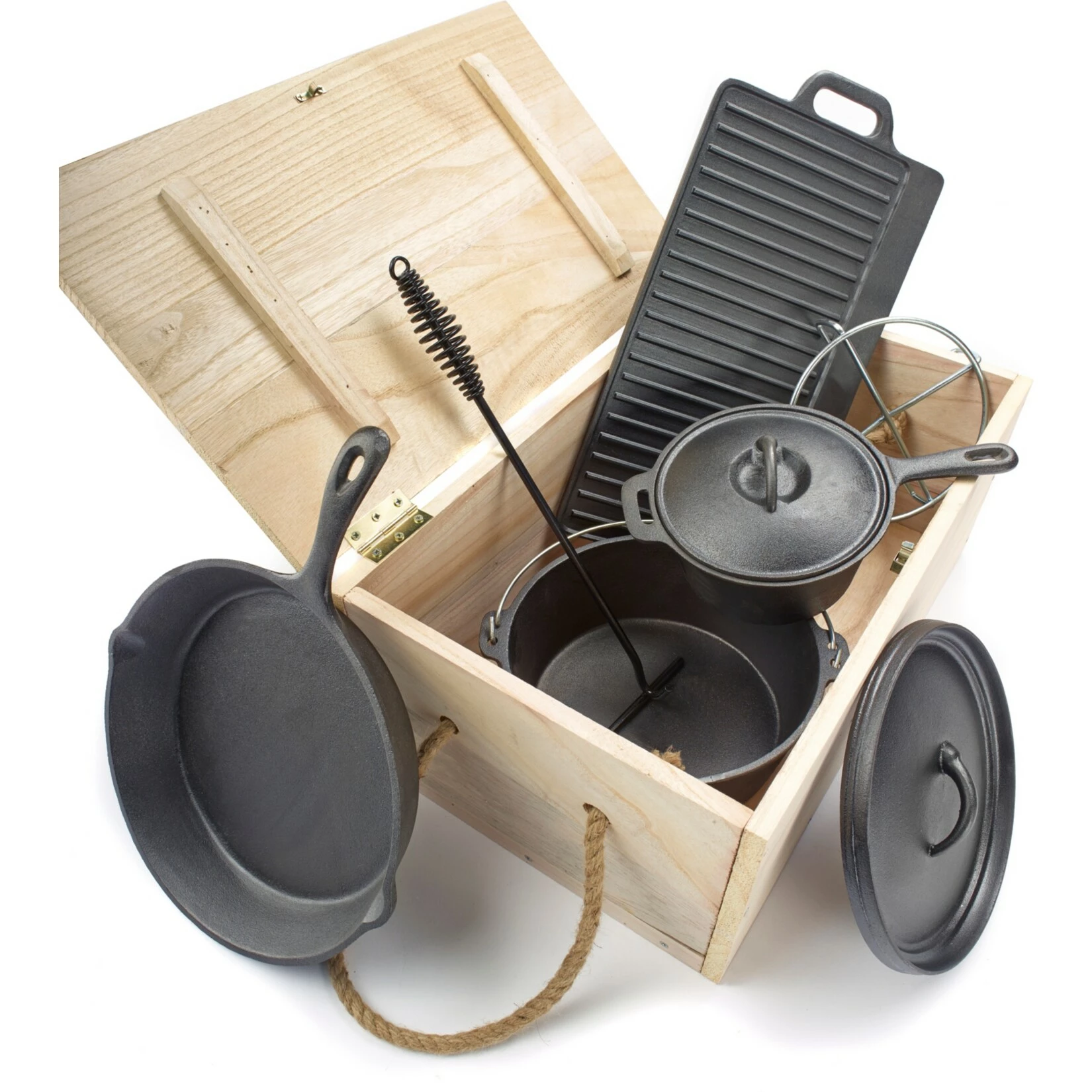 El Fuego AY 466 Dutch Oven Set, 7-teilig + 30€ Filial-Gutschein – Bild 2