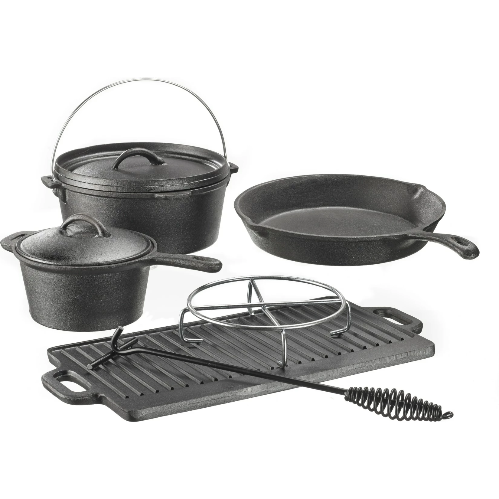 El Fuego AY 466 Dutch Oven Set, 7-teilig + 30€ Filial-Gutschein – Bild 3