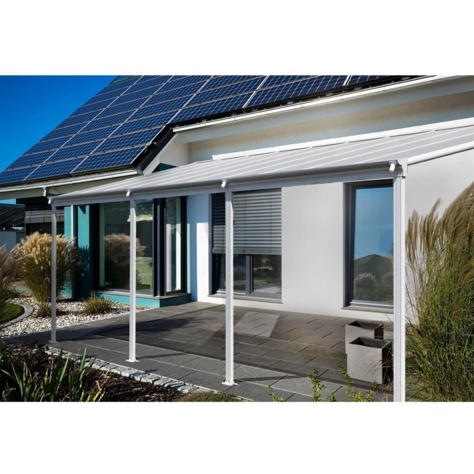 Home Deluxe 8396 Terrassenüberdachung Solis, 312 X 226/278 X 303 Cm – Bild 3