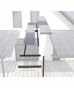 Gutta 4293713 Erweiterungsmodell Typ C Anthrazit, 120 X 306 Cm