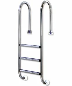 Interline Edelstahl Einstiegsleiter 3 Stufen