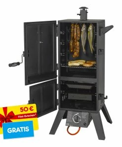 El Fuego Gas-Räuchergrill Portland XL + 50 € Filial-Gutschein