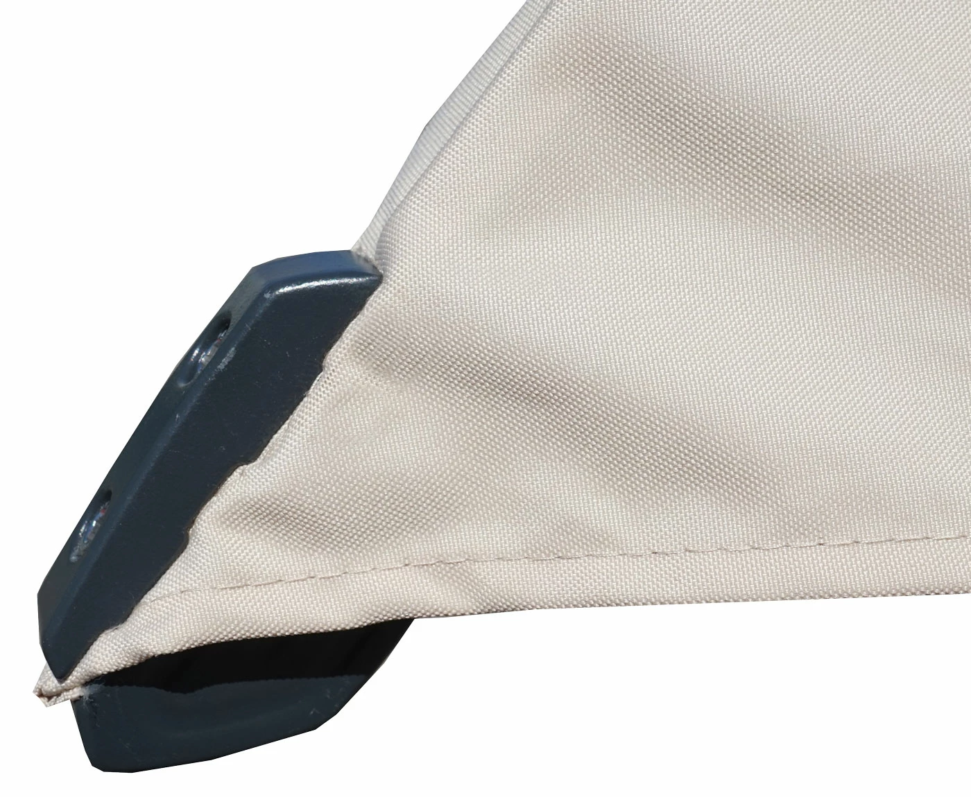 Gastronomie-Luxus-Sonnenschirm MCW-D20, XXL-Schirm Marktschirm, 5x5m (Ø7,2m) Polyester/Alu 75kg ~ Creme – Bild 5