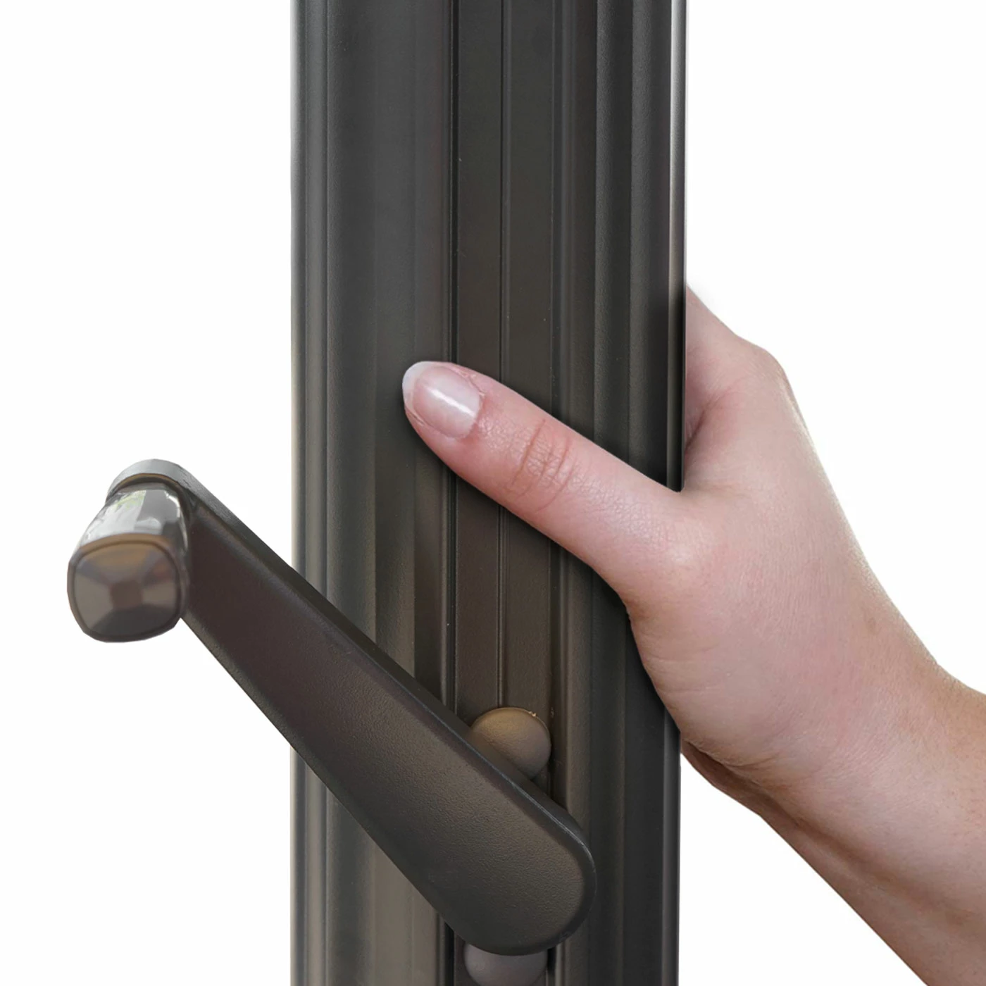 Gastronomie-Luxus-Sonnenschirm MCW-D20, XXL-Schirm Marktschirm, 5x5m (Ø7,2m) Polyester/Alu 75kg ~ Creme – Bild 6