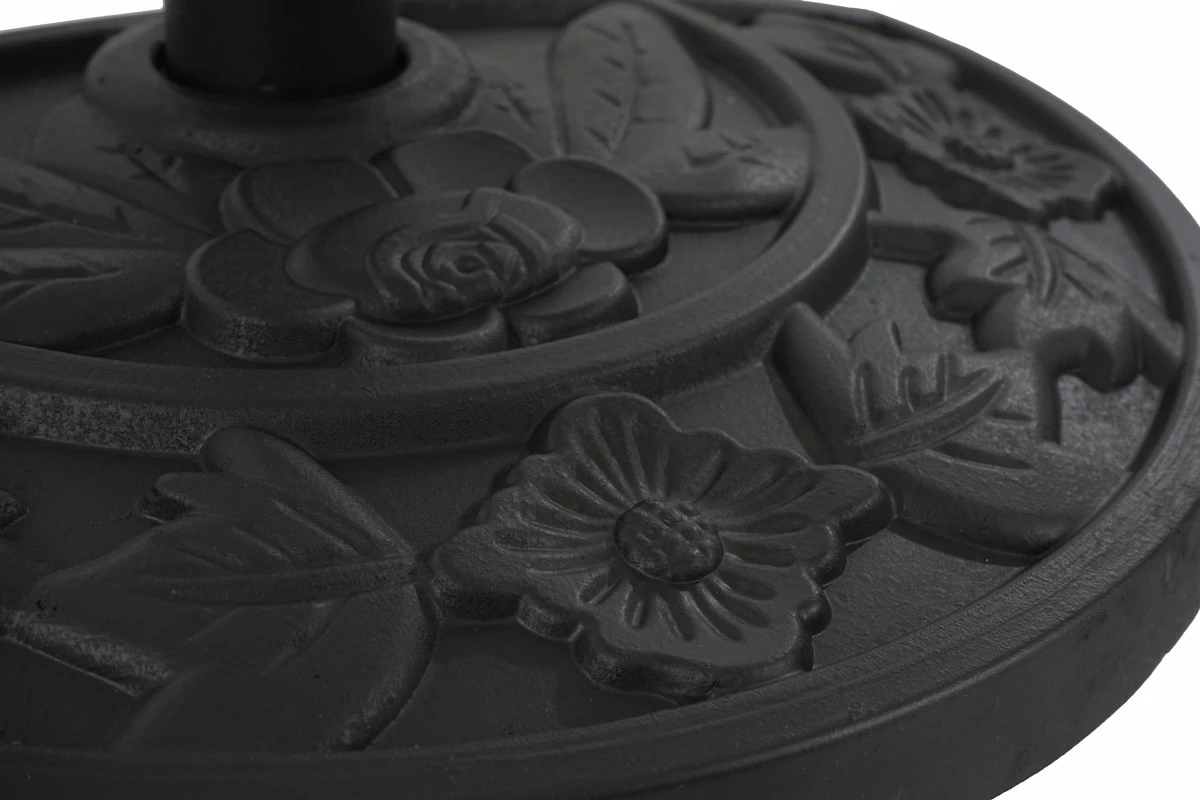 MCW Sonnenschirmständer Halbrund Lorca, Schirmständer Sonnenschirmfuß, Gußoptik – Bild 4