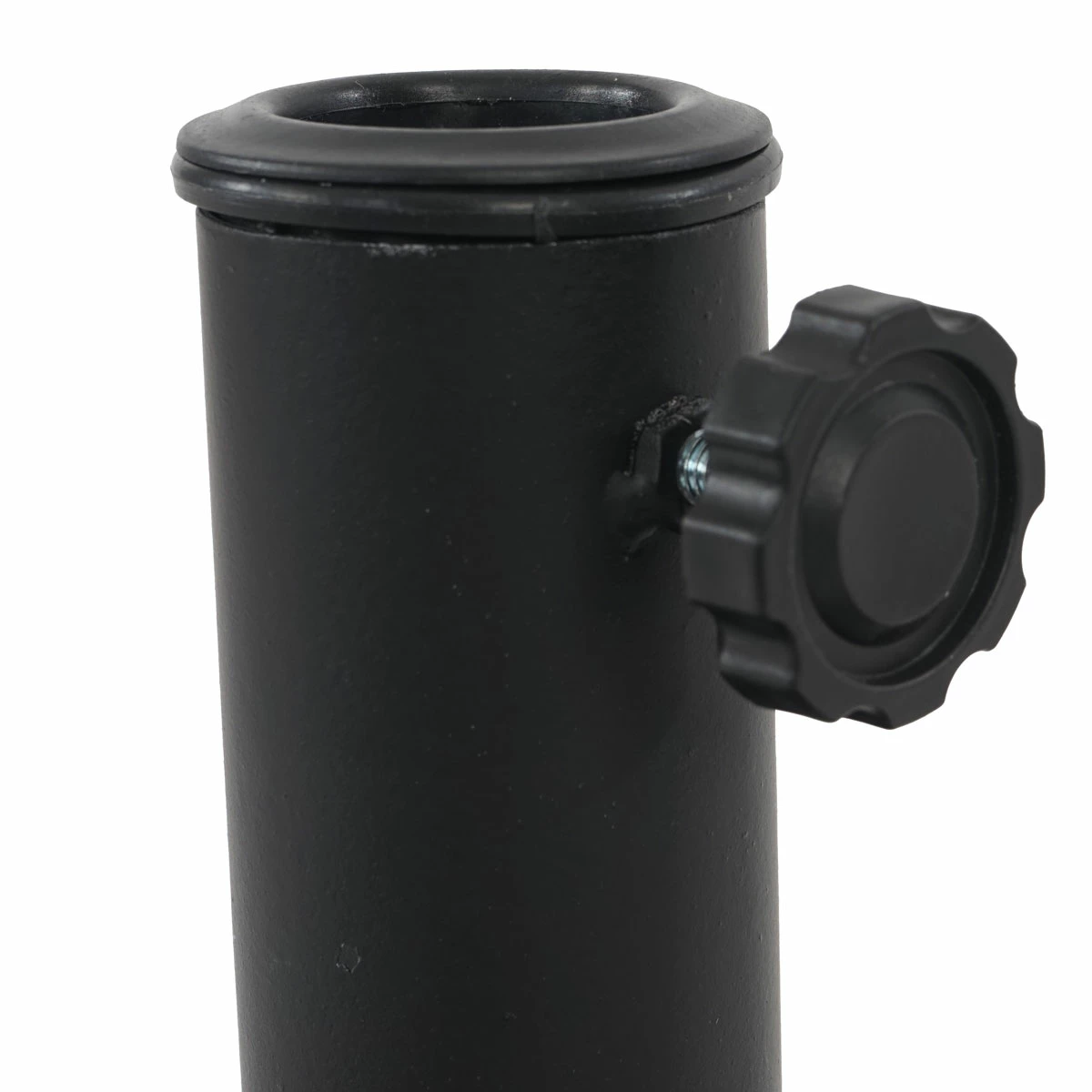 MCW Sonnenschirmständer Halbrund Lorca, Schirmständer Sonnenschirmfuß, Gußoptik – Bild 5