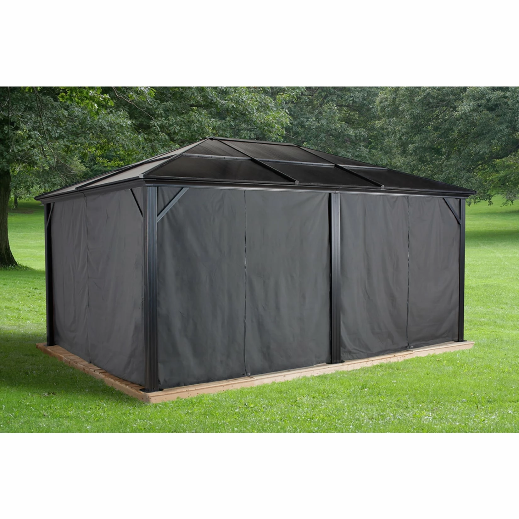 Sojag Pavillon Meridien 12x16 Vorhänge – Bild 2