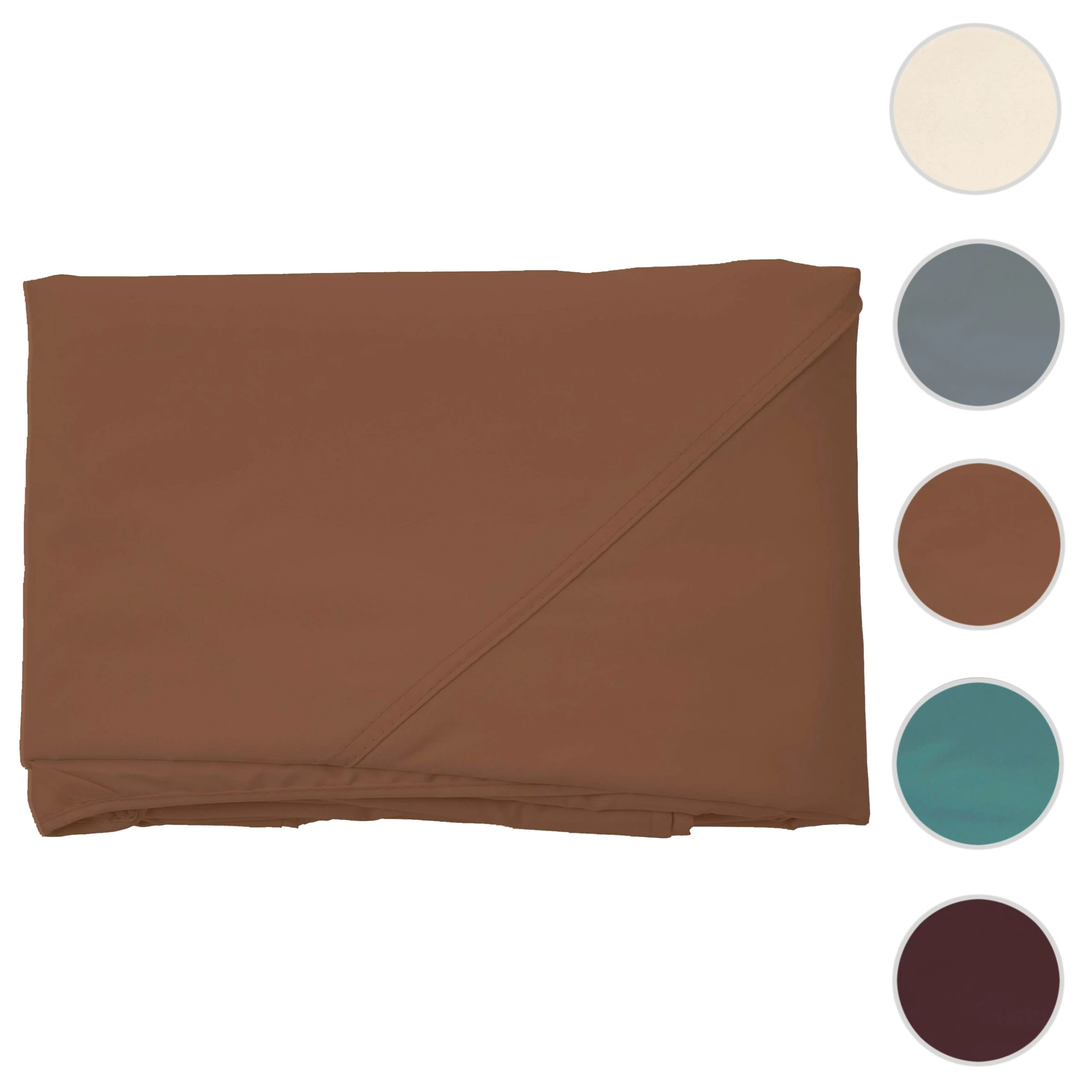 MCW Ersatzbezug Für Dach Pergola Pavillon Cabrera Ø 3m ~ Terracotta-braun – Bild 6