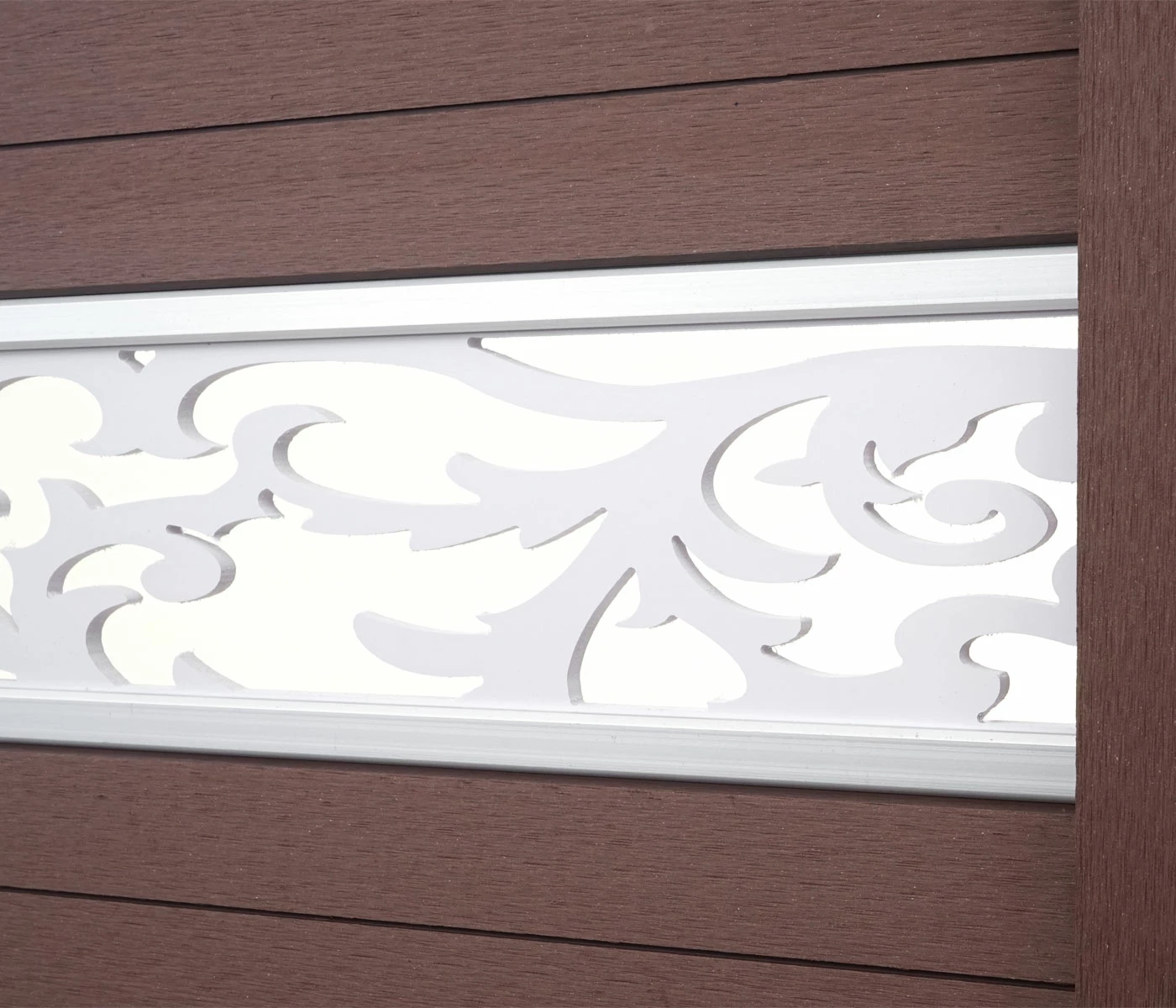 MCW 2er-Set Dekopaneel Für WPC-Sichtschutz Savoie, Verkleidung, 16x177cm Weiß – Bild 3