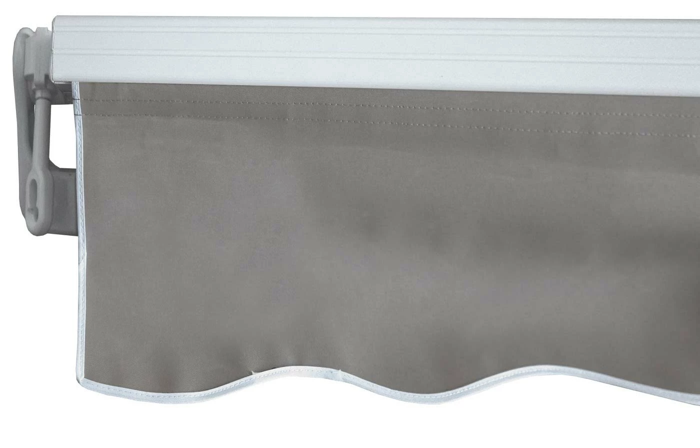 Alu-Markise MCW-E31, Gelenkarmmarkise Sonnenschutz 3x2,5m ~ Polyester, Grau-braun – Bild 2