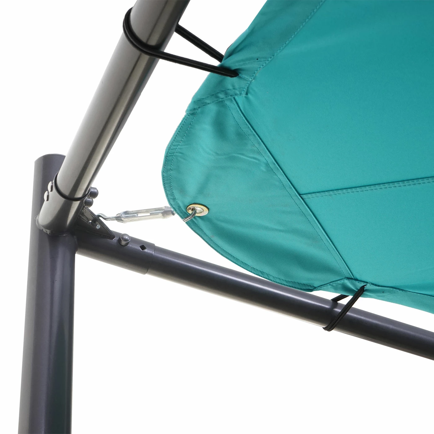 Ersatz-Bezug Für Pergola MCW-A41, Sonnensegel Ersatzbezug, 3x3m Polyester ~ Türkis – Bild 6