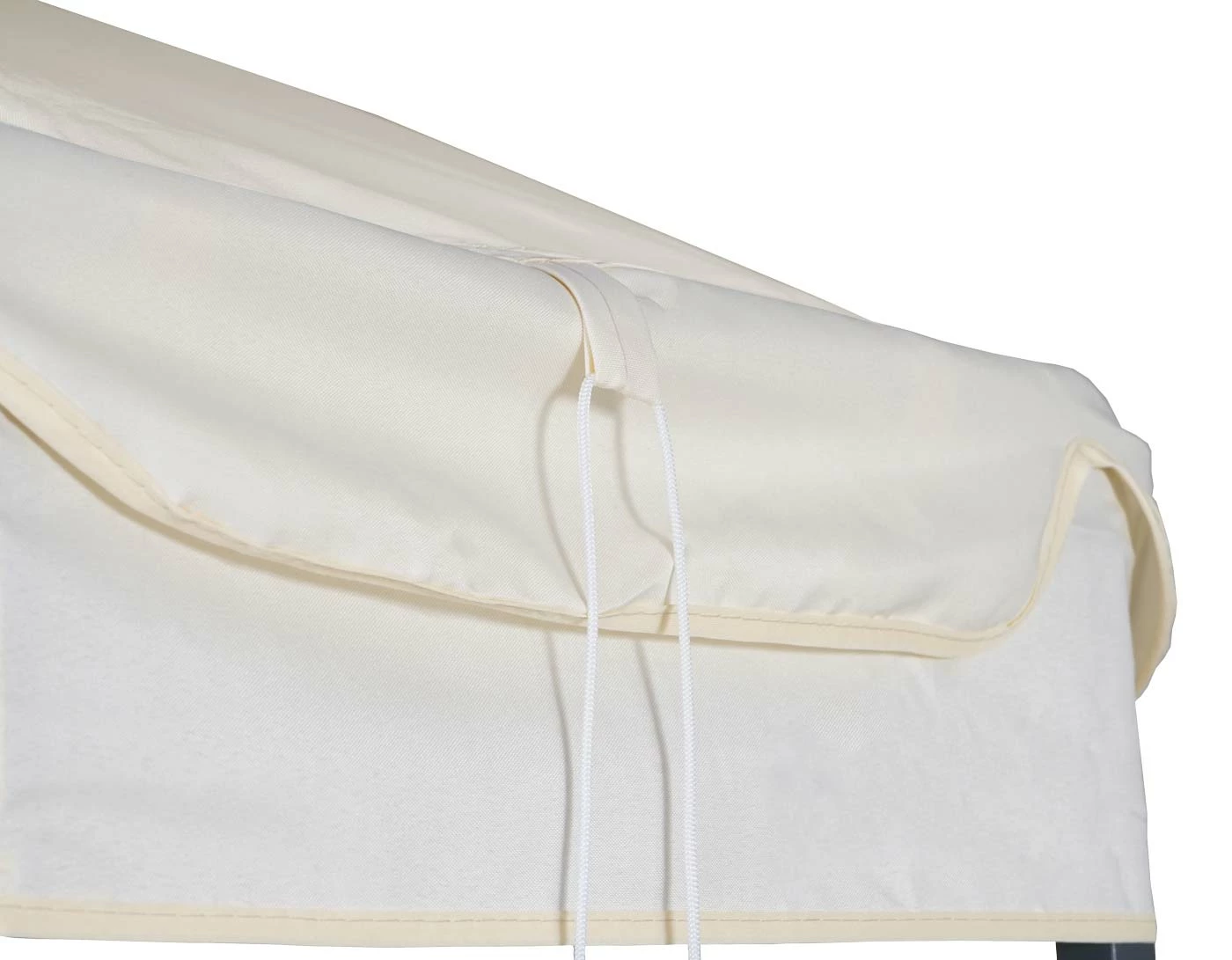 Pergola MCW-E42, Garten Pavillon, Mit Moskitonetz 3,6x3m ~ Creme – Bild 5