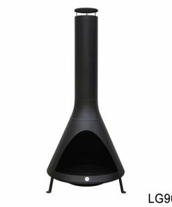 'Westmann Feuerstelle Inkl. Rauchablass Schwarz