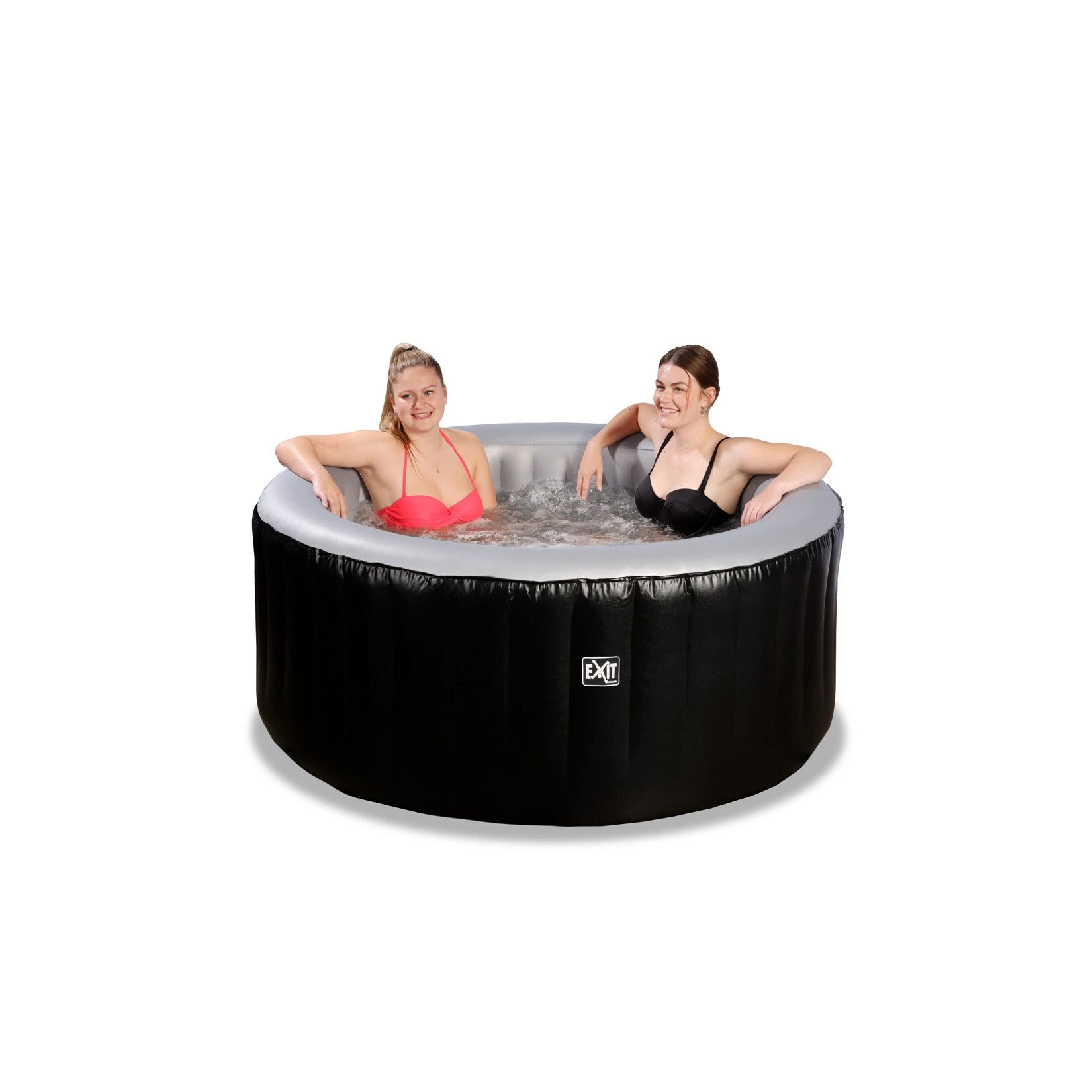 EXIT Silver Classic Spa Whirlpool ø165x65 Cm, Schwarz