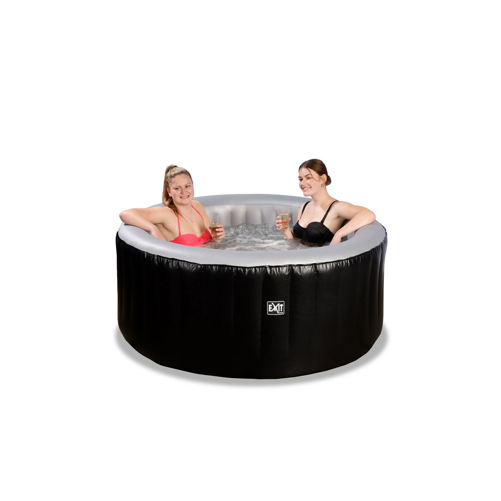 EXIT Silver Classic Spa Whirlpool ø165x65 Cm, Schwarz – Bild 3