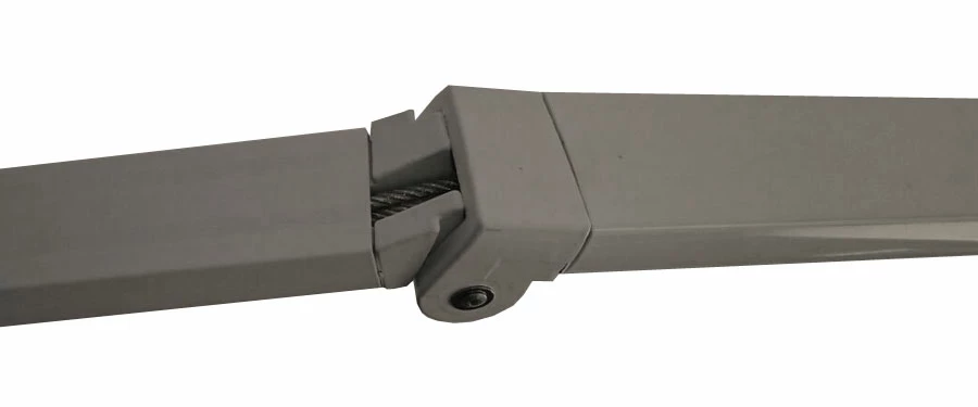 Elektronische Kassettenmarkise MCW-H27, Markise Vollkassette 6x3m ~ Polyester Anthrazit, Rahmen Grau – Bild 5