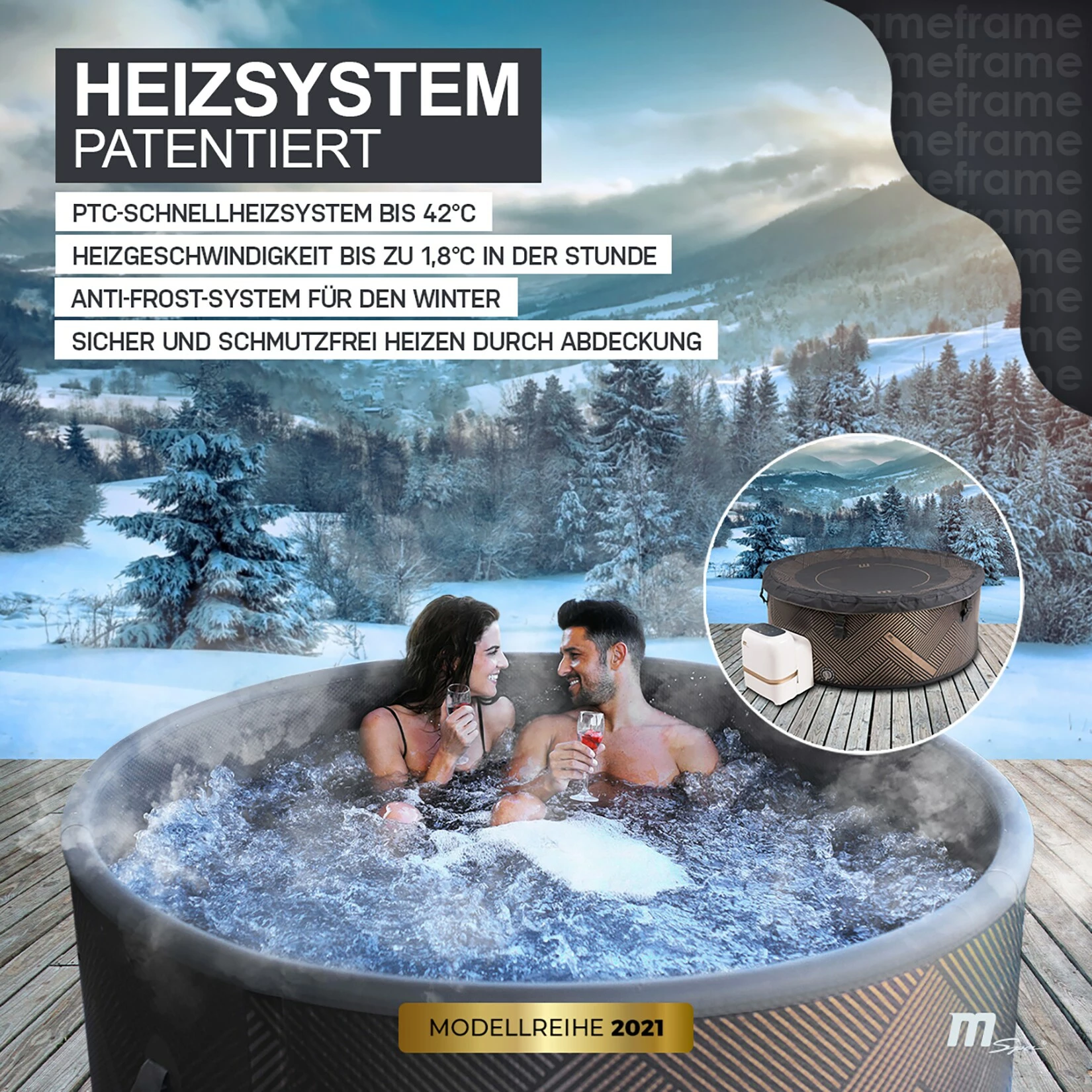 MSpa Whirlpool 2021 Frame Mono F-MO061 – Bild 2