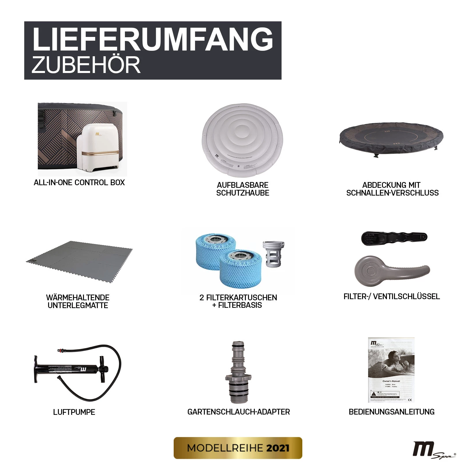 MSpa Whirlpool 2021 Frame Mono F-MO061 – Bild 4