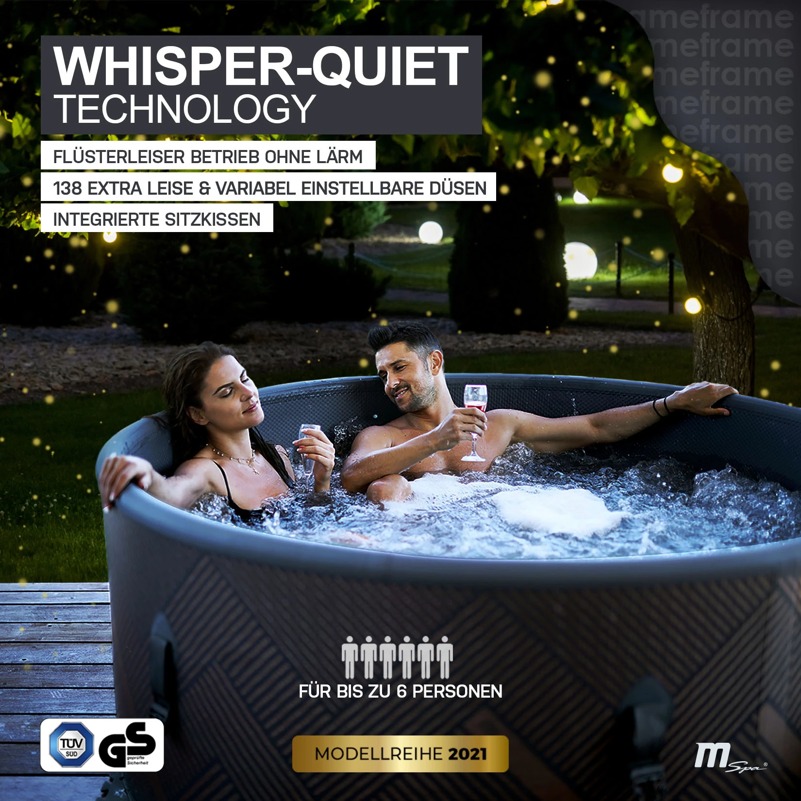 MSpa Whirlpool 2021 Frame Mono F-MO061 – Bild 6