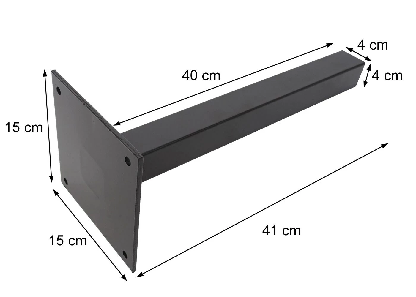 MCW Bodenhülse Für Savoie-WPC-Pfosten, Schraubanker Bodenanker, Betonbefestigung Rundeisen Verzinkt – Bild 3