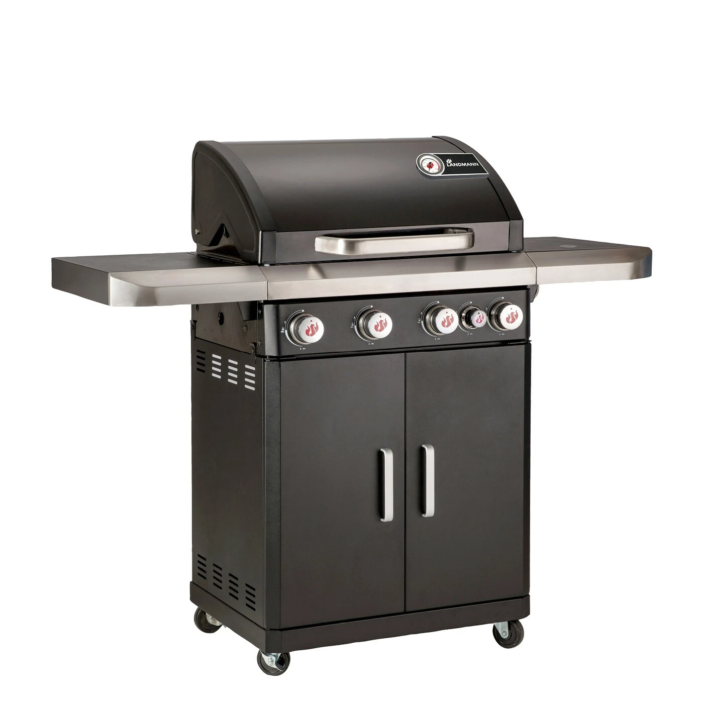 Landmann Gasgrill 12231 Rexon PTS BR4.1 120cm Schwarz