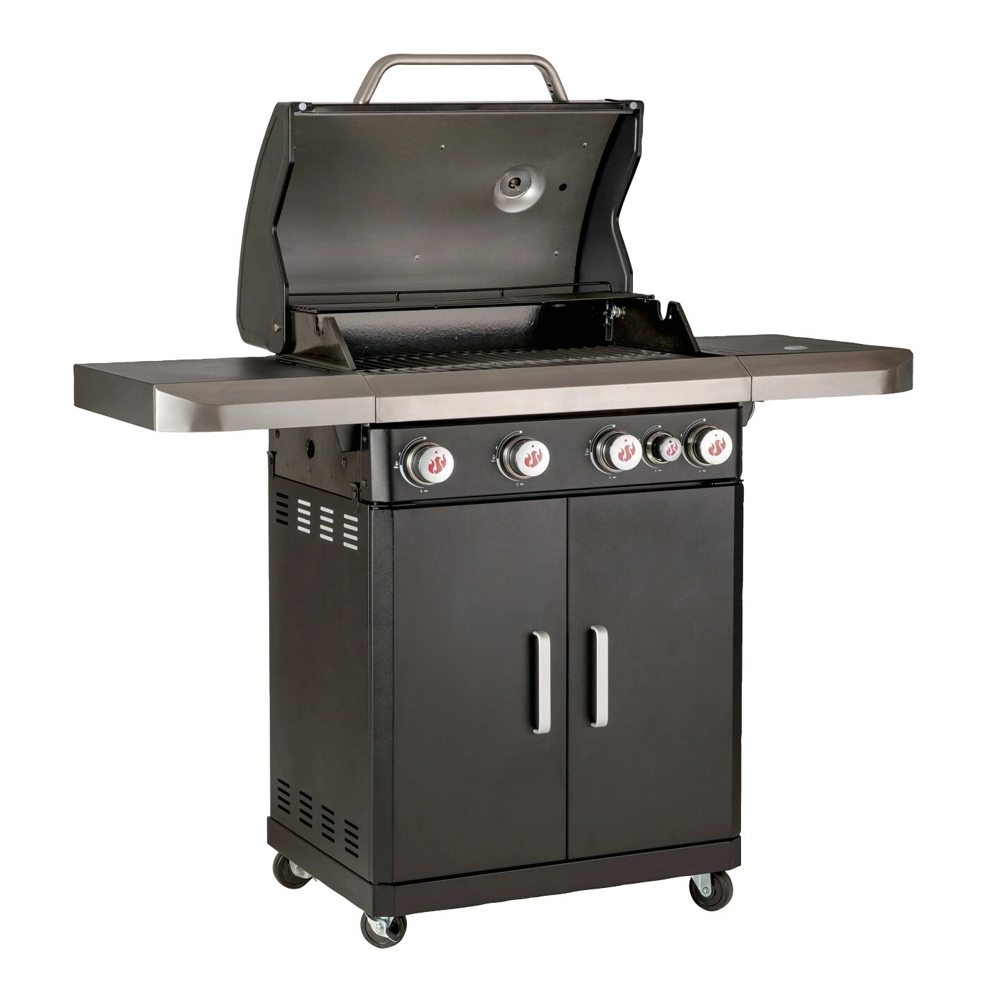 Landmann Gasgrill 12231 Rexon PTS BR4.1 120cm Schwarz – Bild 2