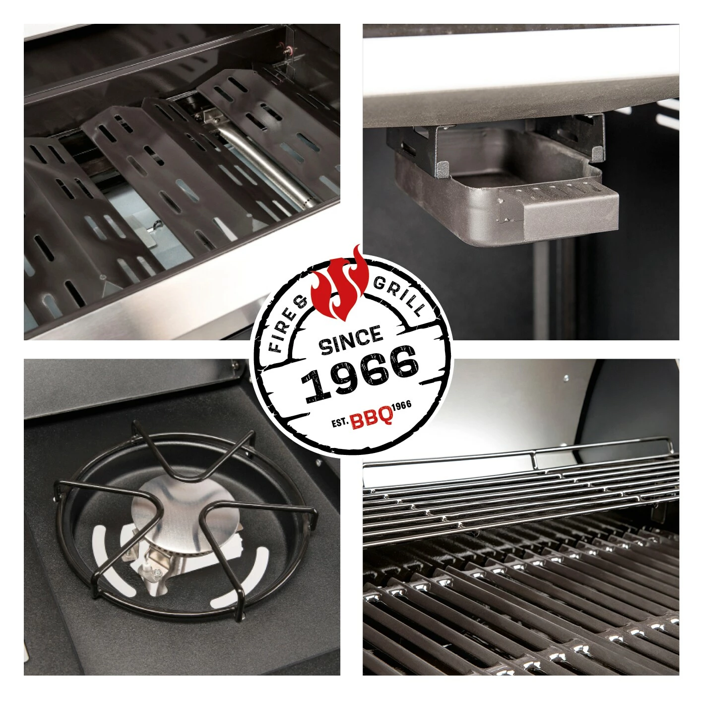 Landmann Gasgrill 12231 Rexon PTS BR4.1 120cm Schwarz – Bild 5