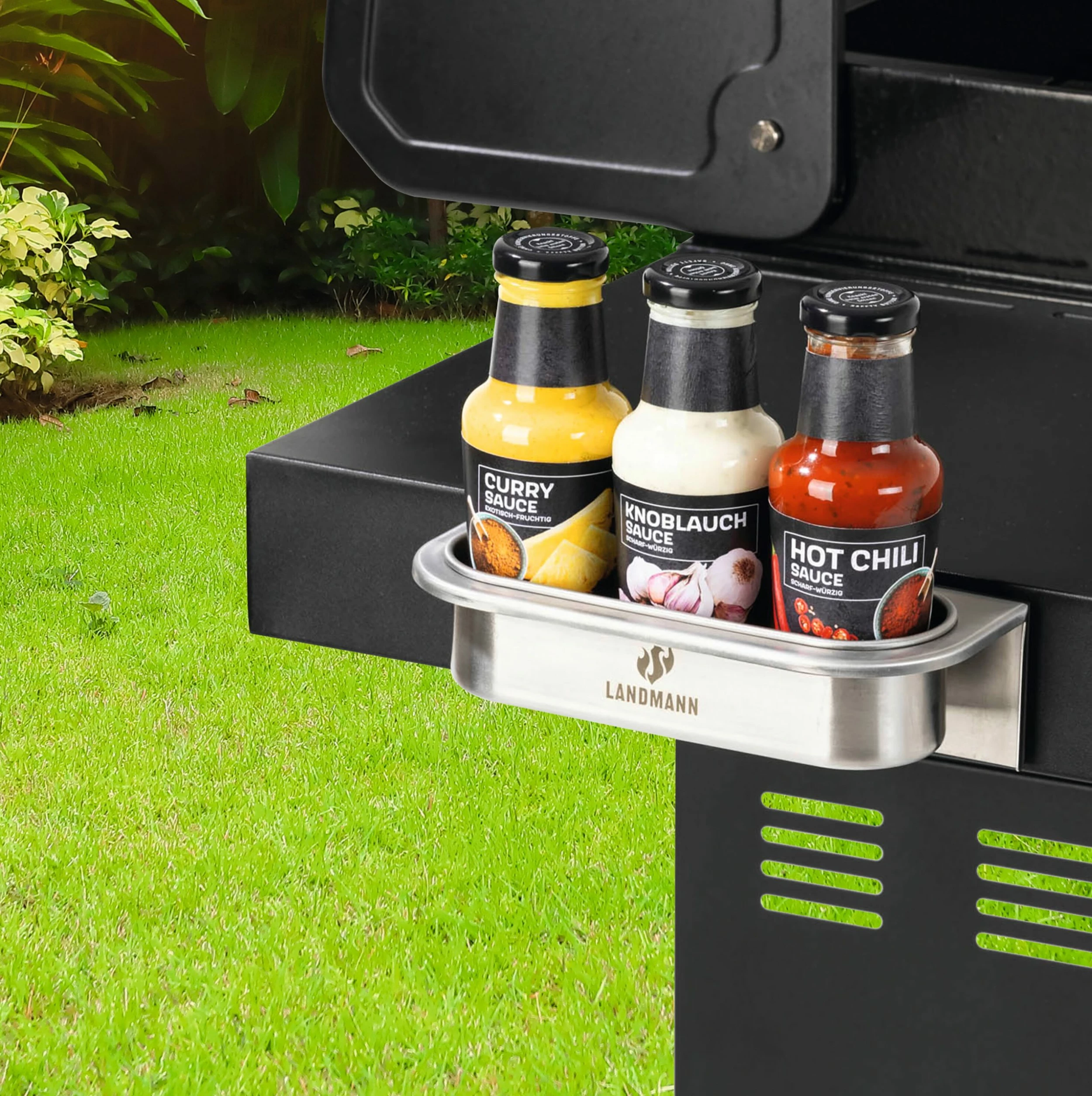 Landmann Soßenhalter Magnetisch Edelstahl – Bild 2