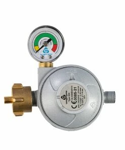 Landmann Druckminderer DE 50mbar Grau Inkl. Schlauchbruchsicherung