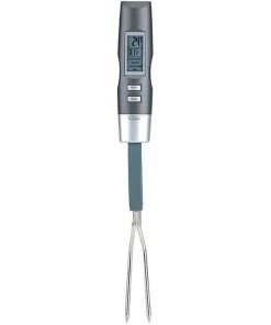 Trends4cents Rosenstein & Söhne Elektronische Grillgabel Mit LCD Anzeige Grill Thermometer