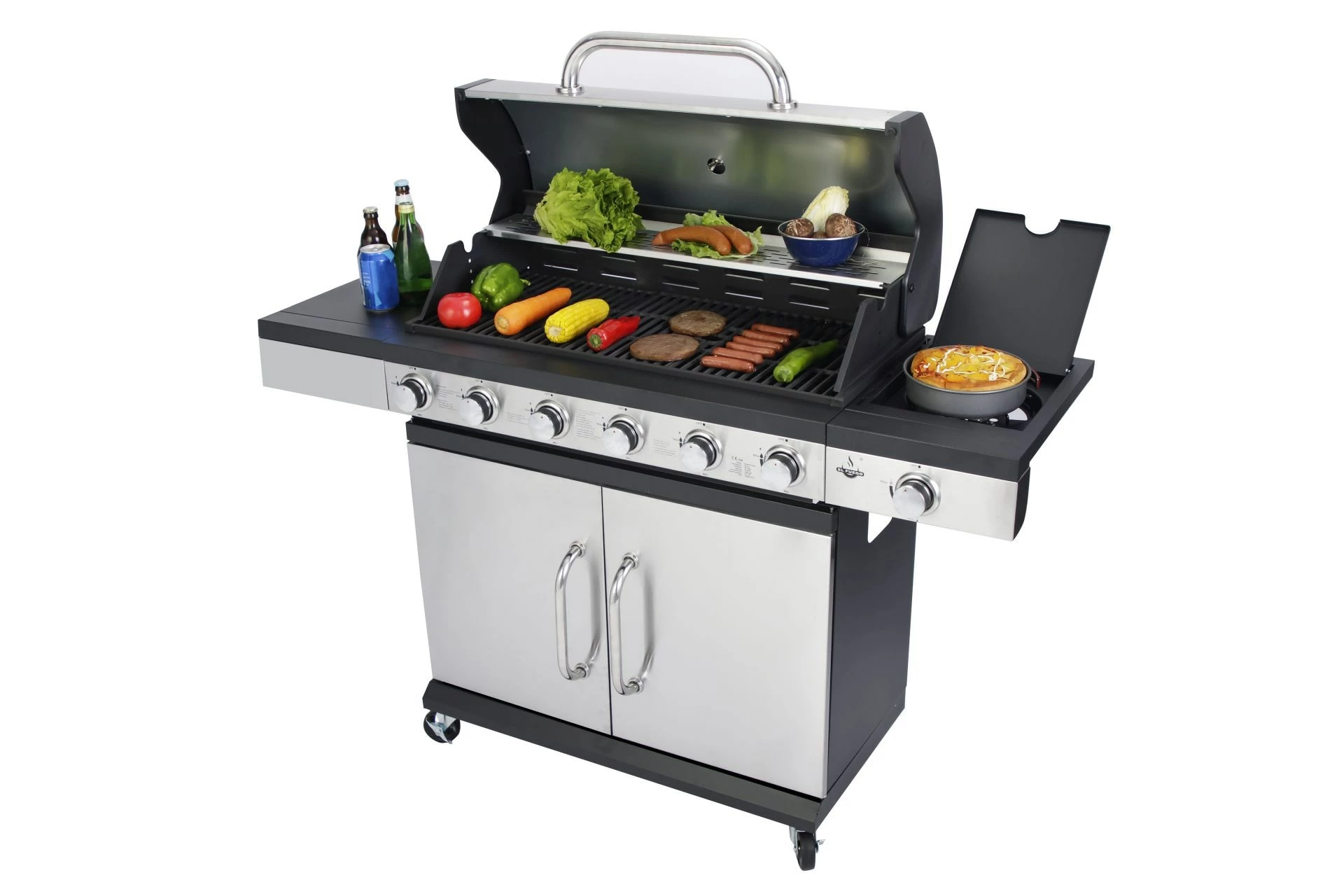 El Fuego Gasgrill "San Antonio 6+1" – Bild 2