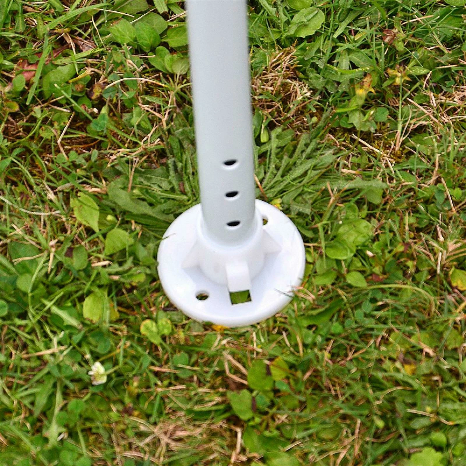 VCM Pavillon 3x3 M In Grün PE Plane Partyzelt Gartenzelt Stahlgestell Festivalzelt – Bild 6