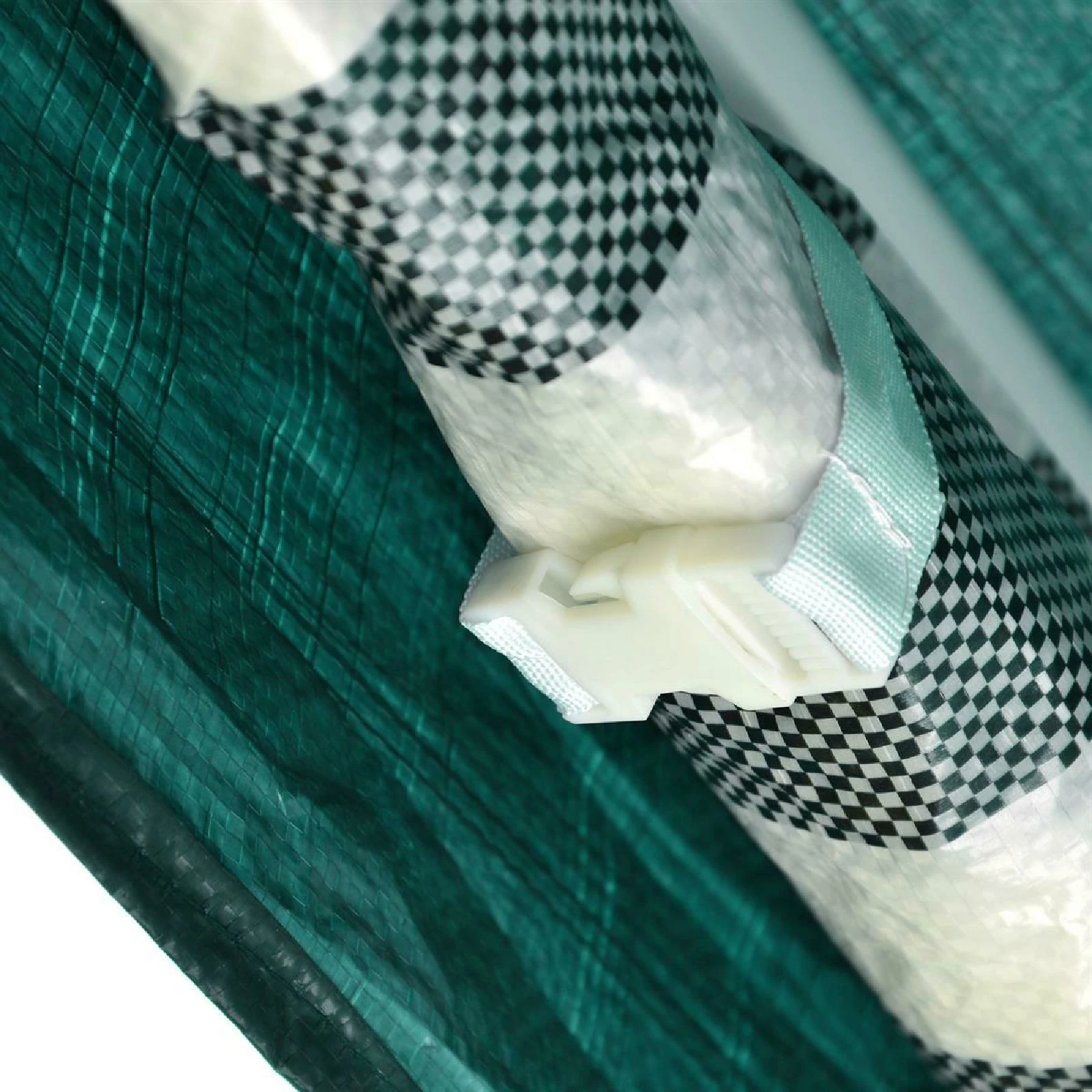 VCM Pavillon Partyzelt Grün 3x6m PE 110g/m² Gartenzelt Festzelt Eventzelt Marktzelt – Bild 2