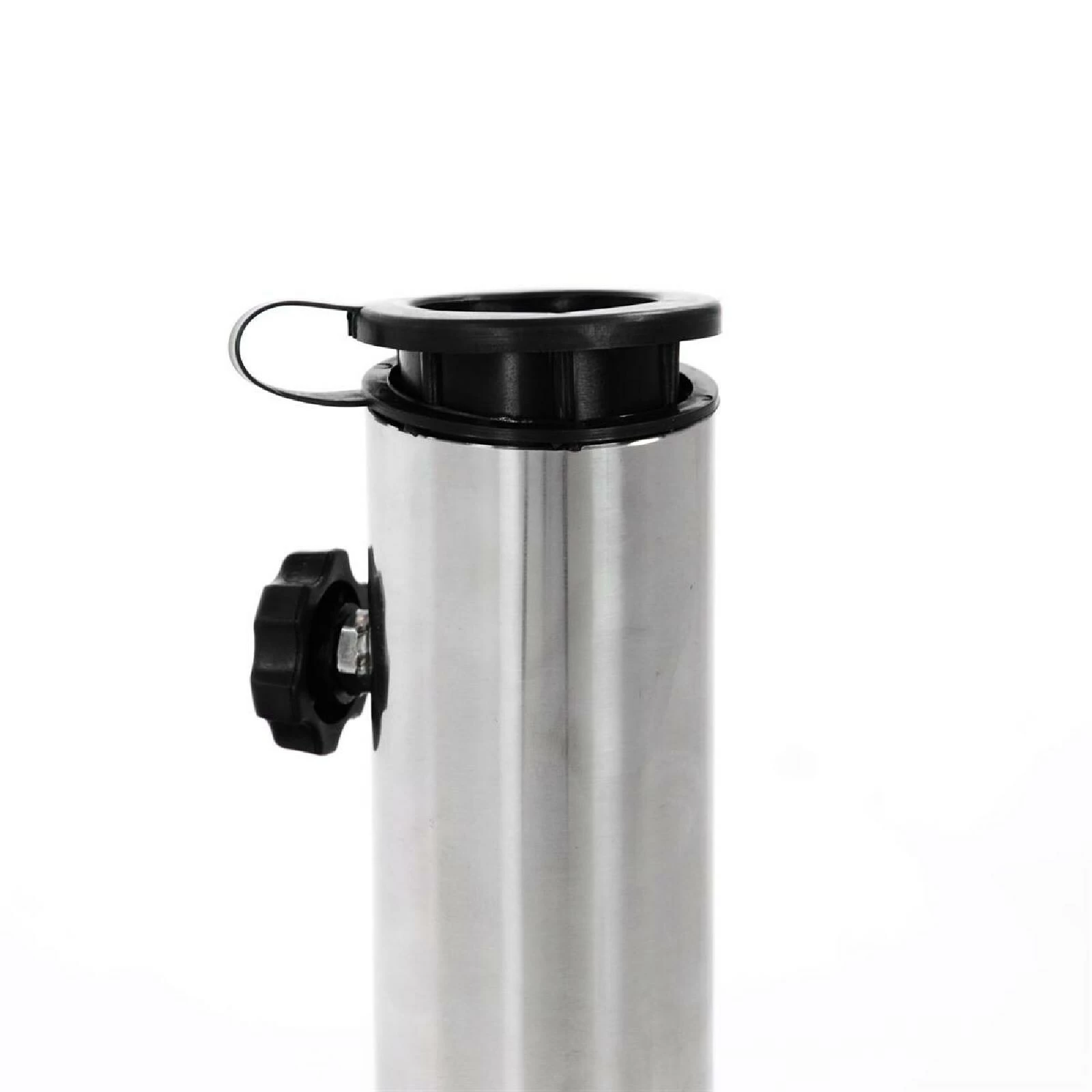 VCM Sonnenschirmständer 26 Kg Granit Grau Eckig 45x45 Cm Edelstahlhülse Standfüße – Bild 3