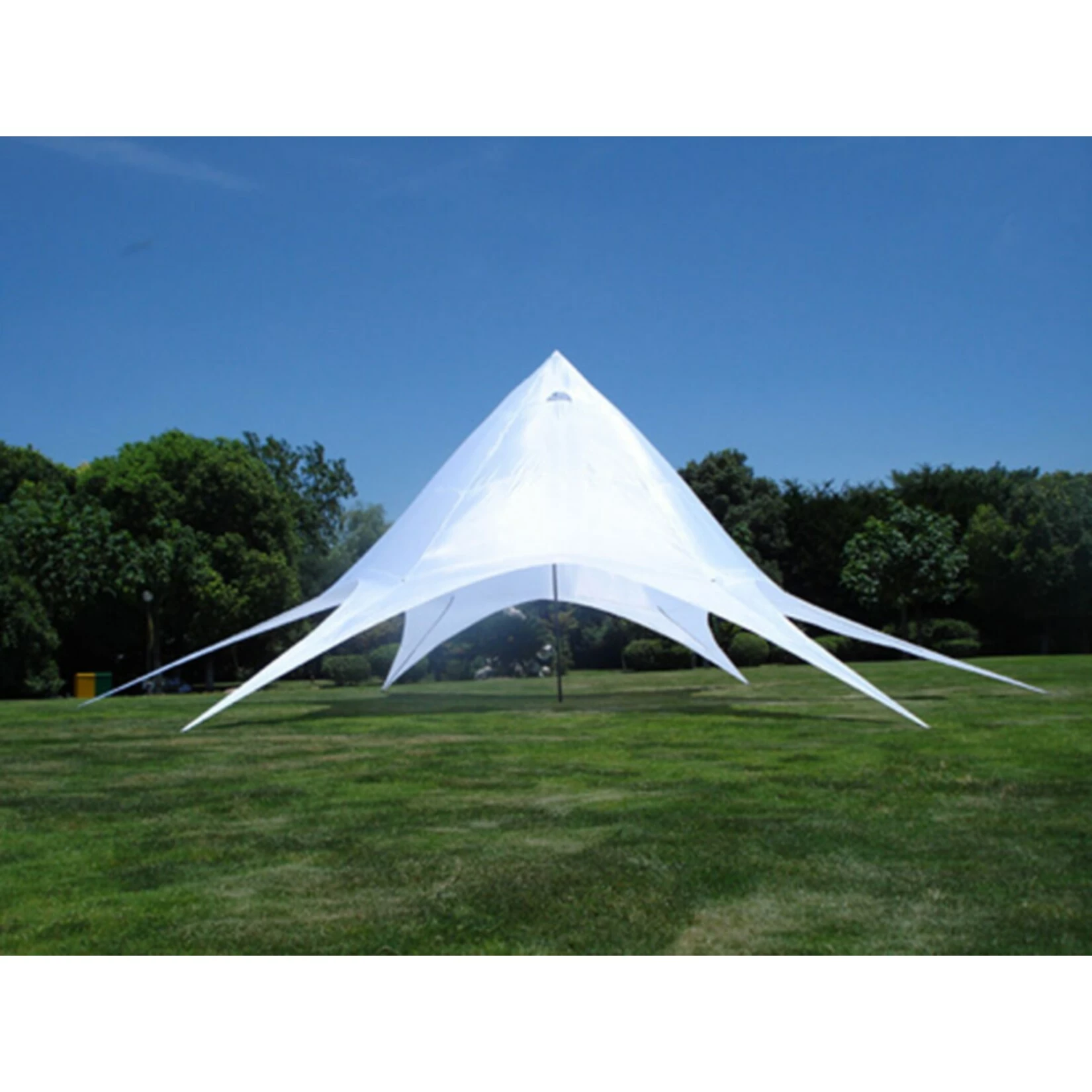 CLP Sternzelt 14M | XL-Sternzelt Für Den Garten I Event-Zelt Mit 14 Meter Durchmesser I Überdachten Zeltfläche Von Ca. 40 M² I In Vielen Farben – Bild 2