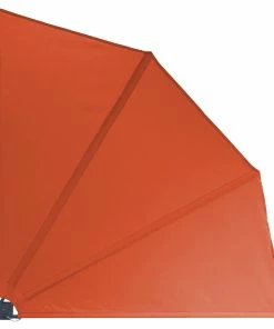 Grasekamp Sichtschutz Fächer Premium 140x140cm Orange Balkon Trennwand