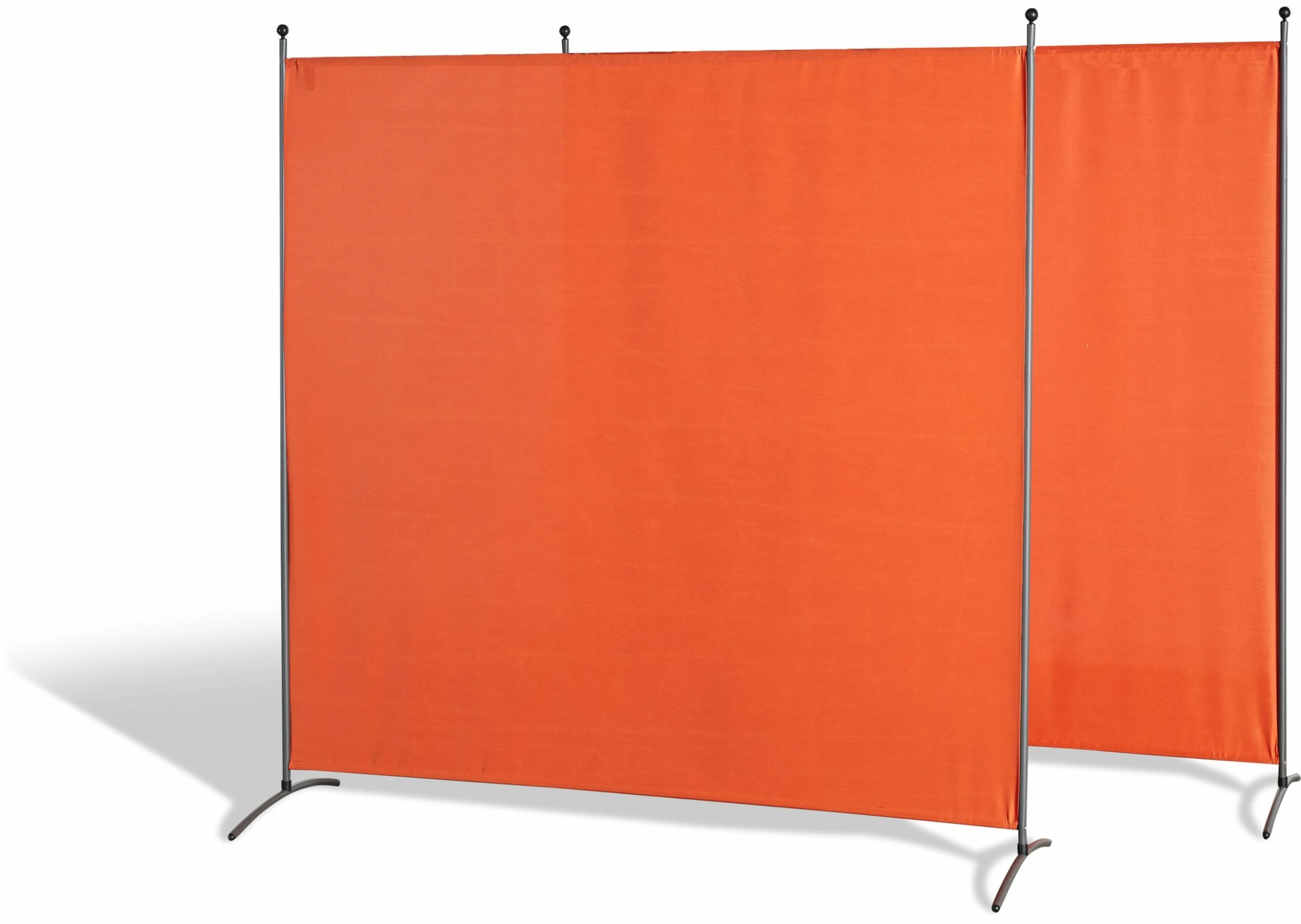 Grasekamp Doppelpack Stellwand 178x178cm - Terra - Paravent Raumteiler Trennwand Sichtschutz