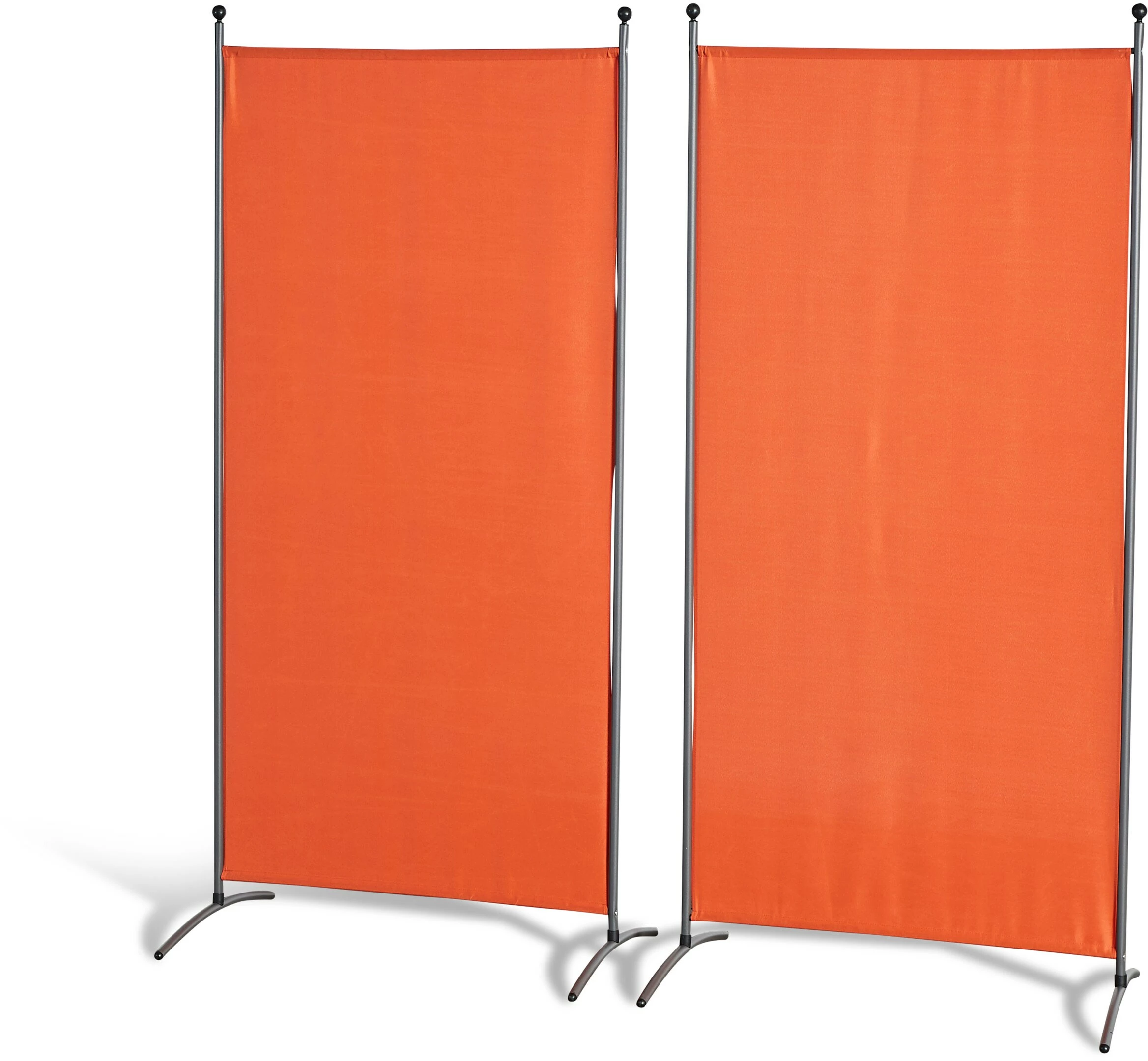Grasekamp Doppelpack Stellwand 85x180 Cm - Terra - Paravent Raumteiler Trennwand Sichtschutz