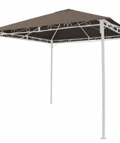 Grasekamp Ersatzdach 3x3m Taupe Zu Antik Pavillon Gartenpavillon Partyzelt Bezug Universal