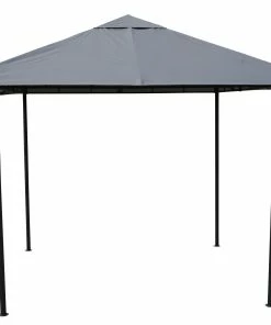 Grasekamp Antikpavillon Amalfi Flex 3 X 3 M Grau Gartenpavillon Partyzelt