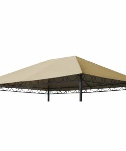 Grasekamp Ersatzdach 3x4m Stil Pavillon Sand Ersatzplane Ersatzbezug Plane