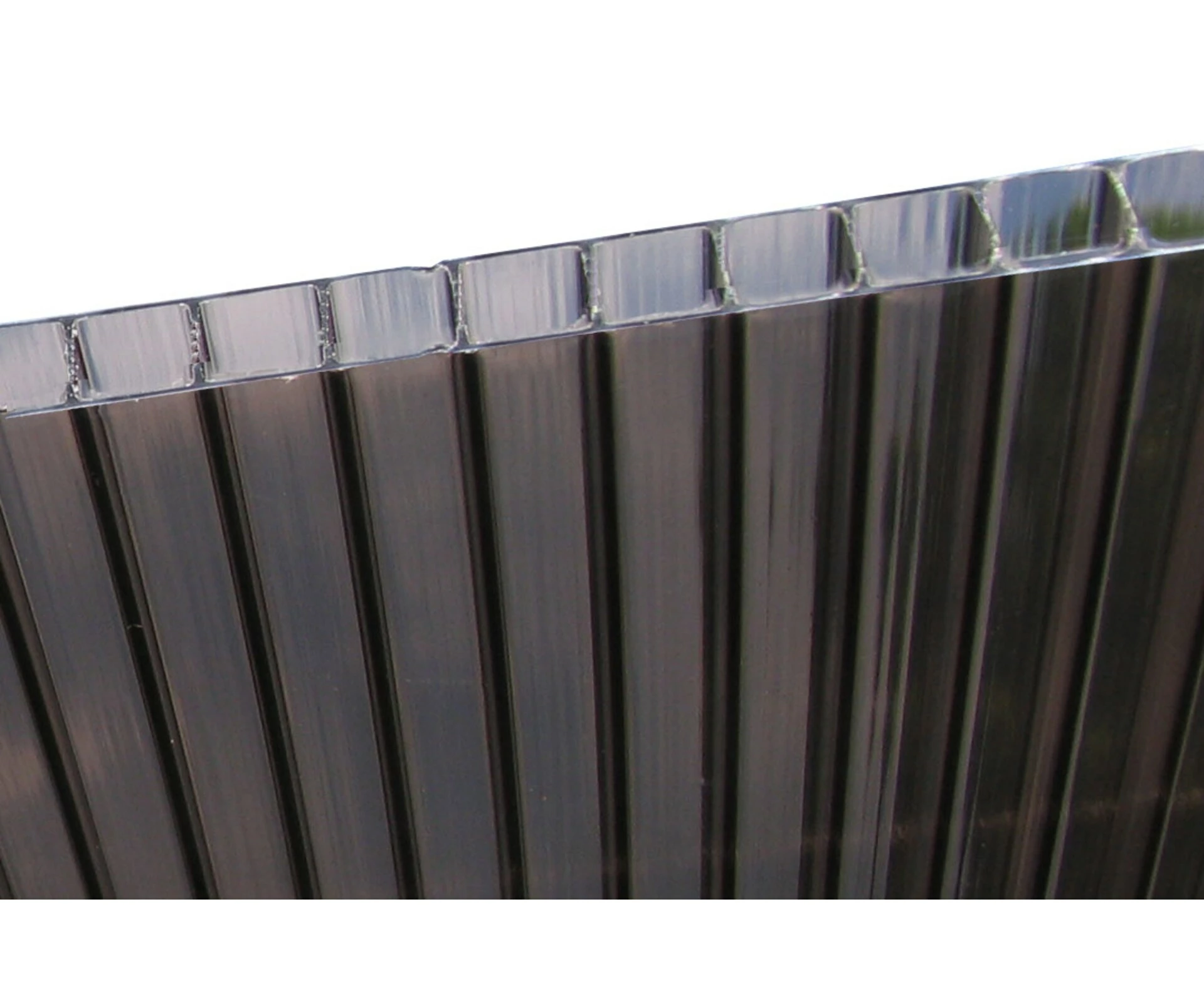 Grasekamp Ersatzdach Hardtop Pavillon Meran 3x3m Doppelstegplatten Polycarbonat Braun – Bild 4