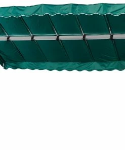 Grasekamp Standmarkise Dubai Grün 375x225cm Terrassenüberdachung Raffmarkise Mobile Markise