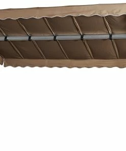 Grasekamp Stand Markise 3,75x2,25m Terrassenüberdachung Dubai Taupe