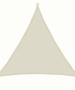 Amanka UPF50+ UV Sonnensegel 3x3x3 Polyester Dreieck Wasserabweisend Garten Segel Beige