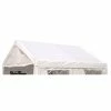DEGAMO Ersatzdach / Dachplane PALMA Für Zelt 3x4 Meter, PVC Weiss 480g/m², Incl. Spanngummis