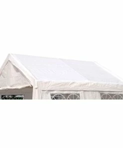 DEGAMO Ersatzdach / Dachplane PALMA Für Zelt 3x4 Meter, PE Weiss 180g/m², Incl. Spanngummis
