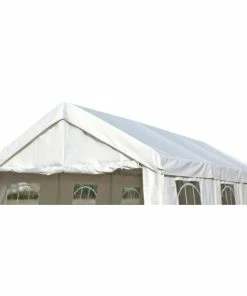 DEGAMO Ersatzdach / Dachplane PALMA Für Zelt 3x6 Meter, PE Weiss 180g/m², Incl. Spanngummis