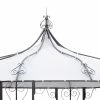 DEGAMO Ersatzdach Für Pavillon BURMA, Polyester PVC-beschichtet Weiss