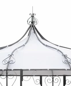 DEGAMO Ersatzdach Für Pavillon BURMA, Polyester PVC-beschichtet Weiss